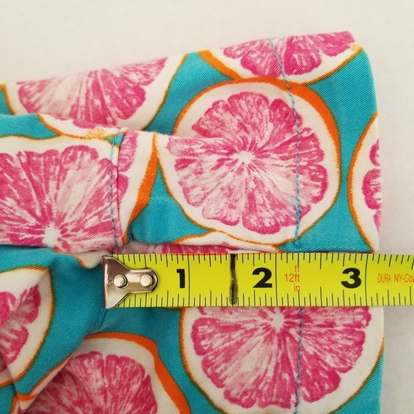 Crown & Ivy Shorts Girls 16 Pink White Print Adjustable Waist Pockets - Picture 11 of 11